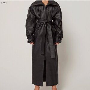 Faux Leather Trench Khy x Namilia SIZE S - oversized FIT